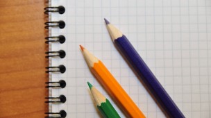 Sharp color pencils on paper
